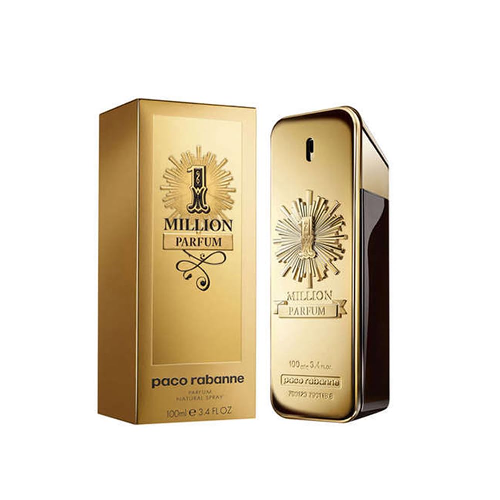 Paco Rabanne 1 Million Parfum For Men 100mlPerfumes & FragrancesHow do you become 1 Million among millions? The opulence of a solar leather with a touch of salt. The insolence of an ultra-flamboyant ingot. The Paco Rabanne 1 MILLION fragrance. Dare to be