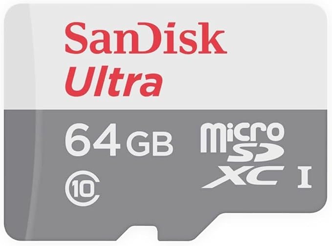 SanDisk Ultra UHS-I Class 10 microSDXC Card, 64 GB
