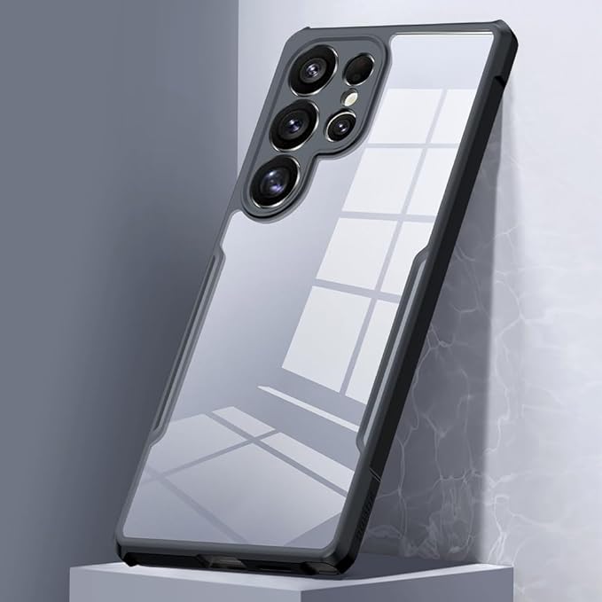 XUNDD Hard Case Beatle PC Compatible with Samsung S25 Ultra Shock Absorbent AntiScratch Slim Fit NonYellowing Accurate Cutouts (Black)Mobile AccessoriesShock Absorbent: The XUNDD Hard Case Beatle PC is designed to absorb and dissipate shock from accidenta