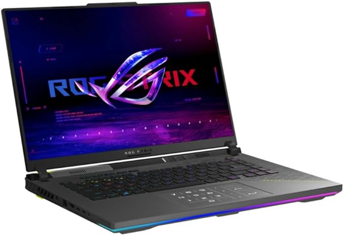 ASUS ROG Strix G16 G614PR – 16-inch 2.5K WUXGA Gaming Laptop | AMD Ryzen 9 8940HX, 16GB DDR5, NVIDIA RTX 5070 Ti 12GB GDDR7, 1TB SSD, Windows 11 Home, RGB Backlit Keyboard