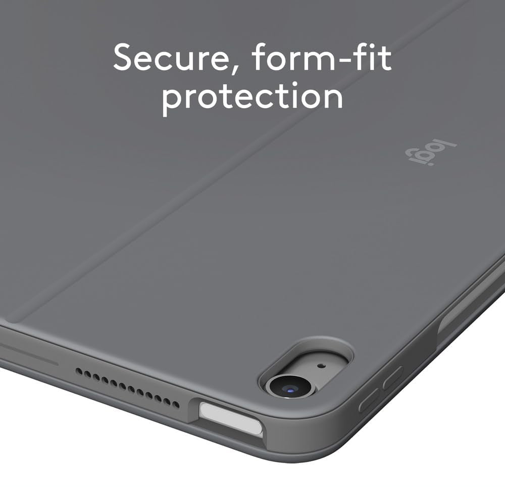 Logitech Combo Touch Keyboard Case for iPad Air 13-inch (M2) 2024 – Detachable Backlit Keyboard, Kickstand, Multi-Use Modes, ARA Layout - Oxford GreyComputer & Laptop AccessoriesCompatibility: iPad Air 13-inch (M2)(2024) - A2898, A2899, A2900. Flexible an