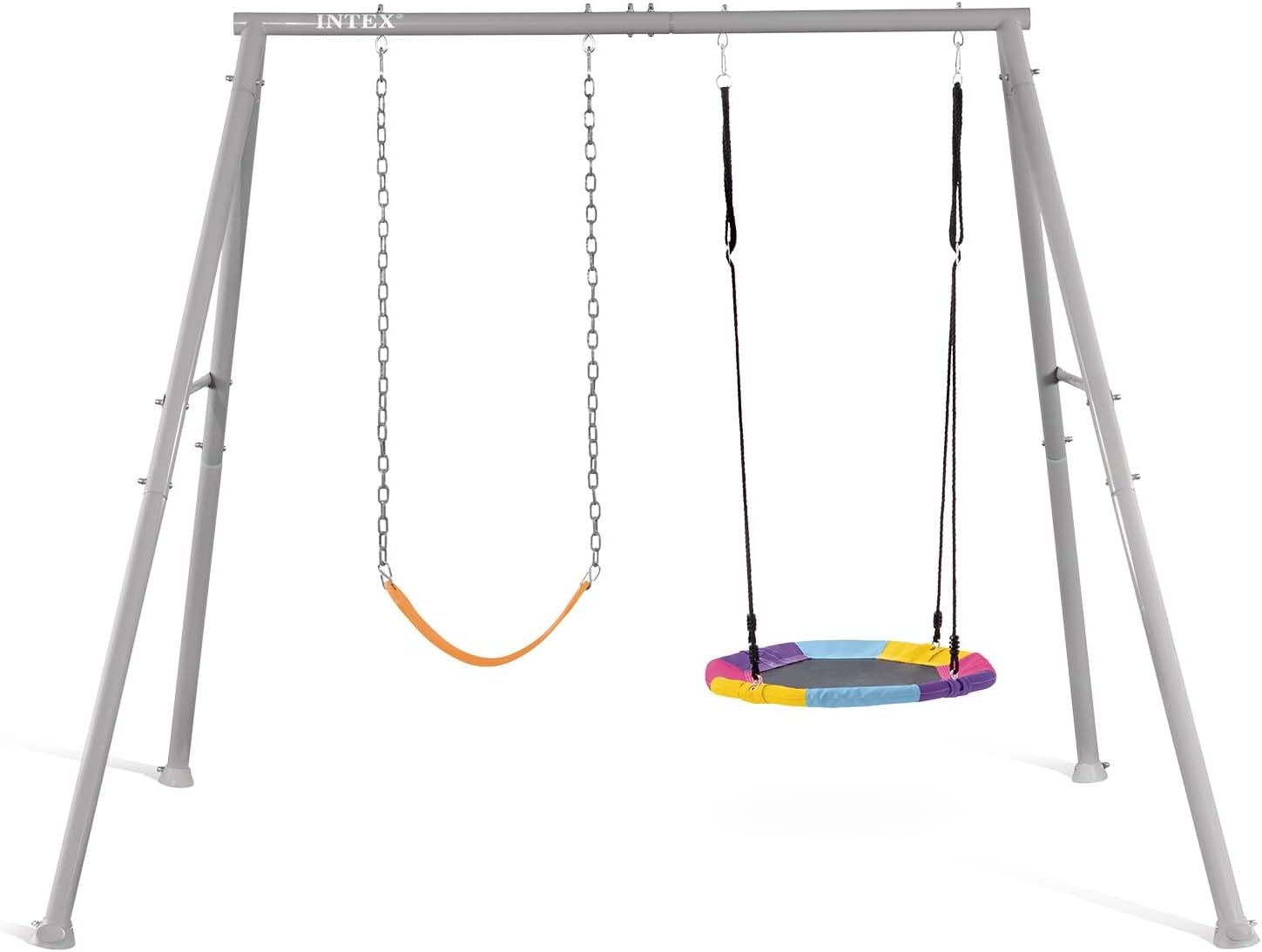 Intex Saucer & Swing 2 Features Set outdoor setup