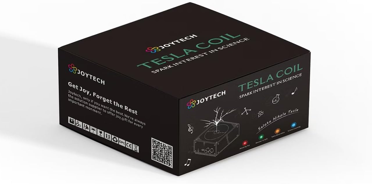 Joytech Bluetooth Music Tesla Coil Arc Plasma Loudspeaker Wireless Transmission Experiment Desktop Toy Model SSTC SS02