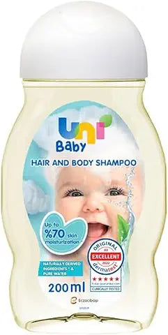 Uni Baby Hair and Body Shampoo Skin Moisturization 200 ml