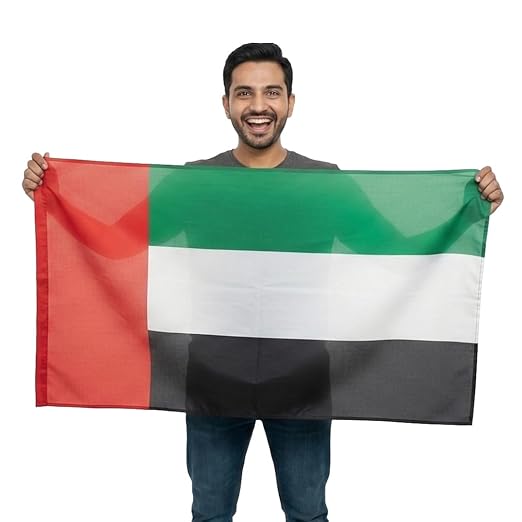 UAE flag 3x5ft outdoor banner