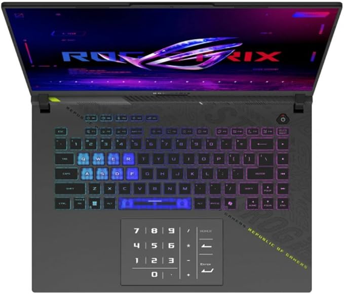 ASUS ROG Strix G16 G614PR – 16-inch 2.5K WUXGA Gaming Laptop | AMD Ryzen 9 8940HX, 16GB DDR5, NVIDIA RTX 5070 Ti 12GB GDDR7, 1TB SSD, Windows 11 Home, RGB Backlit Keyboard