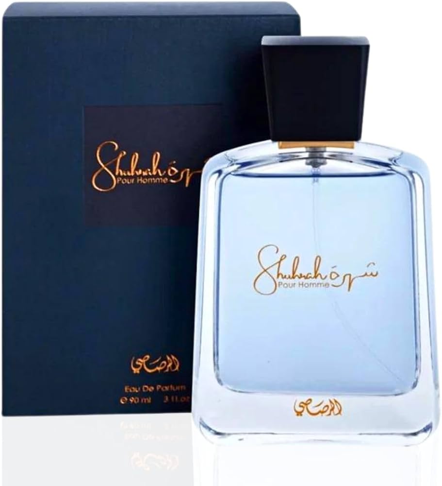 Rasasi - Shuhrah Men EDP 90mlPerfumes & FragrancesShow Notes: Rose, Tomato leaves, Freesia Heart Notes: Rose, Sandalwood, Cedarwood, Jasmine Base Notes: Amber, Musk, Oakmoss, Oudh, Leather