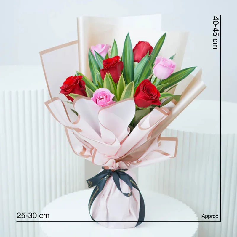 Cute 7 Roses Bouquet