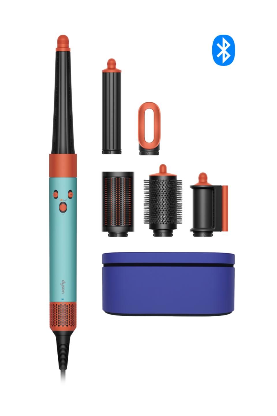 Dyson Airwrap i.d. multi-styler and dryer Straight+Wavy (Ceramic Patina/Topaz) International VersionHair CarePerfect curls at the touch of a button. A faster, easier way to achieve more consistent curls with no heat damage. The only connected multi-styler