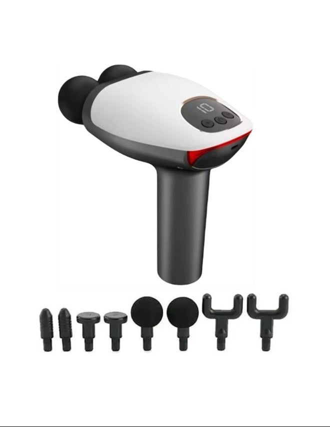 Blueidea Portable Double Head Massage Gun – 10 Speed Levels, Deep Tissue Percussion