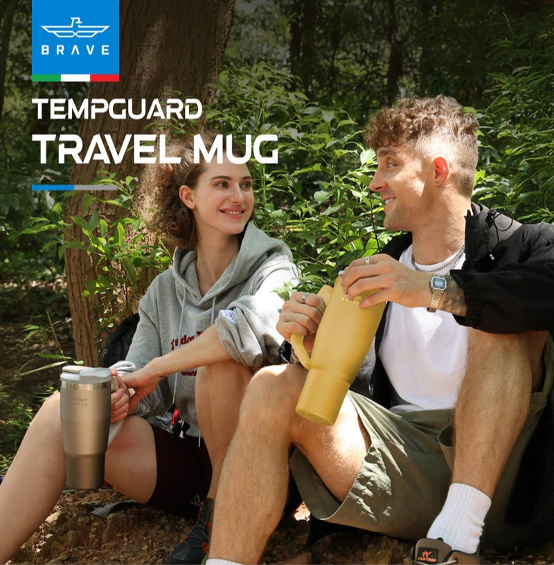 Brave 40oz (1200ml) Stainless Steel Insulated Tumbler - Leak Proof Travel Coffee Mug