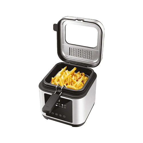 Sanford Digital Deep Fryer 2.5 Litre, SF1304DF BSKitchen Appliances1200Watts, 2.5L Capacity. 140-190ºC Temperature Settings. Over-heat Protection. LED Touch Screen, 2 Hours Timer. Non-Stick Coating. Digital Display, Stainless Steel Body. Removable Lid, La