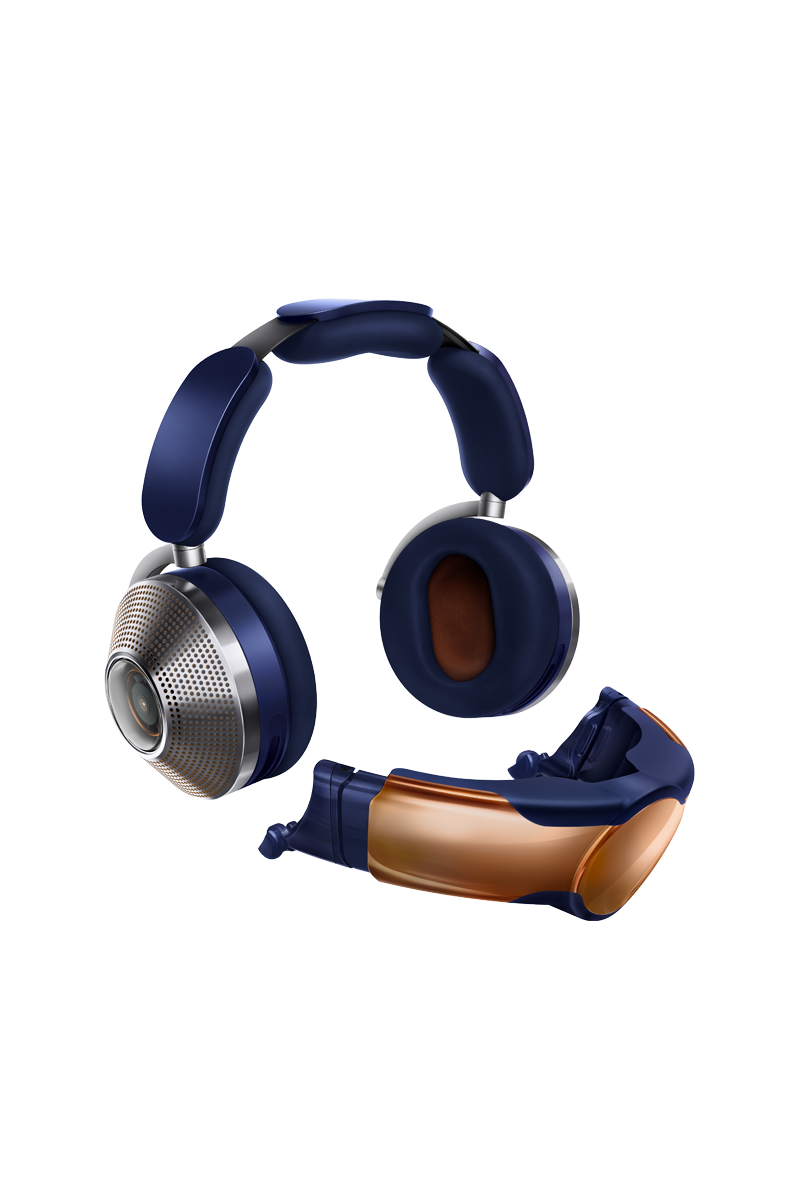 Dyson Zone Absolute+ Headphones with air purification (Prussian Blue/Bright Copper) International VersionHeadphonesPure Dyson audio with advanced noise cancellation. Engineered for ultra-low distortion. Filters remove viruses, gases and 99% of pollutants