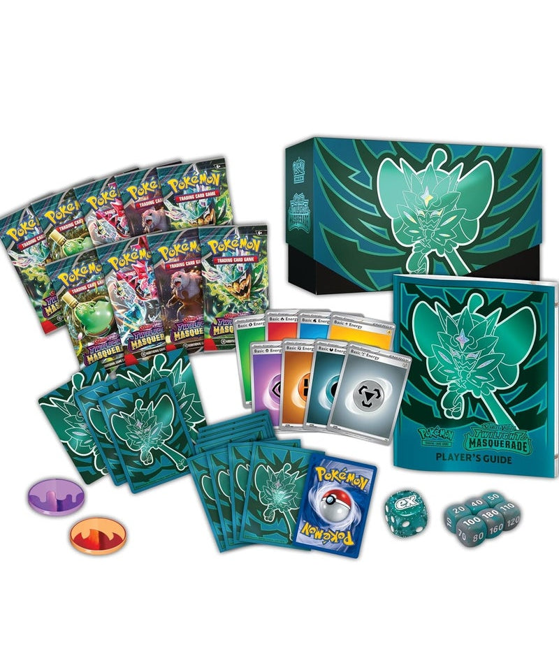 Pokémon TCG: Scarlet & Violet—Twilight Masquerade Elite Trainer Box – 9 Packs, Teal Mask Ogerpon Promo, ACE SPEC
