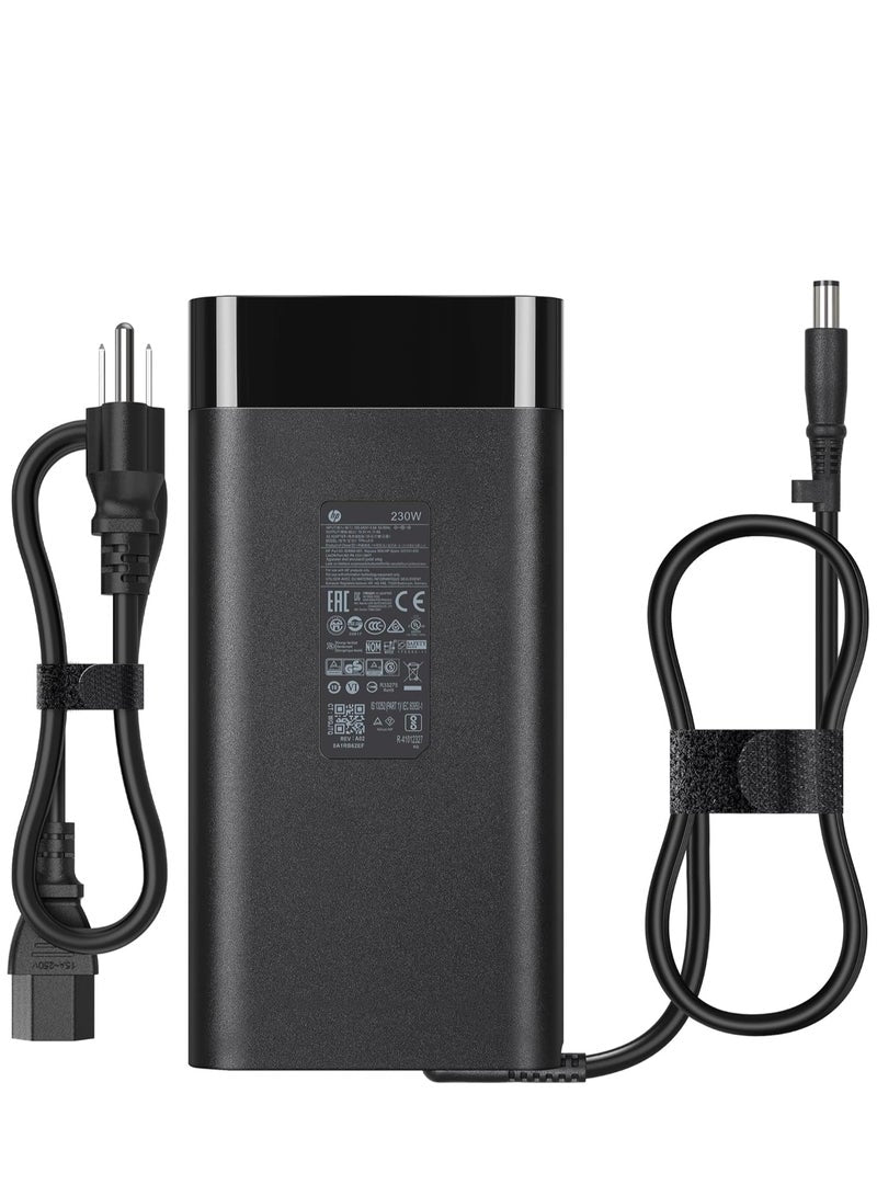230W replacement Charger Laptop for HP Z2 Mini G3 G4 Workstation Entry Performance HP Thunderbolt Dock G2 3TR87UT Zbook 15 17 G2 G8 HP OMEN 17-w210nr w219ur EliteBook 8570w TB Dock G2 11.8A AC Adapter