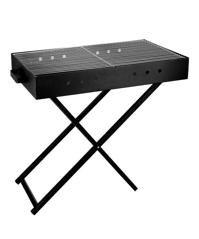Royalford RF10367 Foldable Charcoal BBQ Grill Stand – Black, 70 × 40 × 73 cm