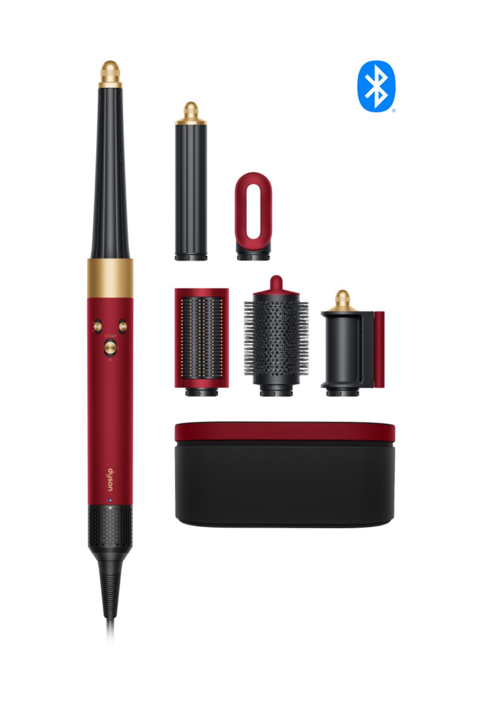 Dyson Airwrap i.d. multi-styler and dryer Straight+Wavy (Red Velvet/Gold) International VersionHair CareUnwrap special edition Red velvet and gold with exclusive accessories. The only connected multi-styler to intelligently adapt heat, airflow and timings