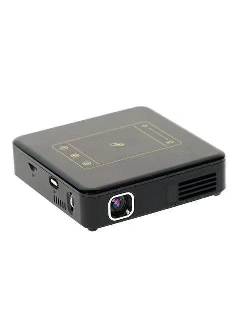 CRONY D13 Mini DLP Smart Projector with Android OS, WiFi & Bluetooth, 16GB Storage, 1080P Supported Portable Home Theater Projector with Remote Control & Tripod – Black