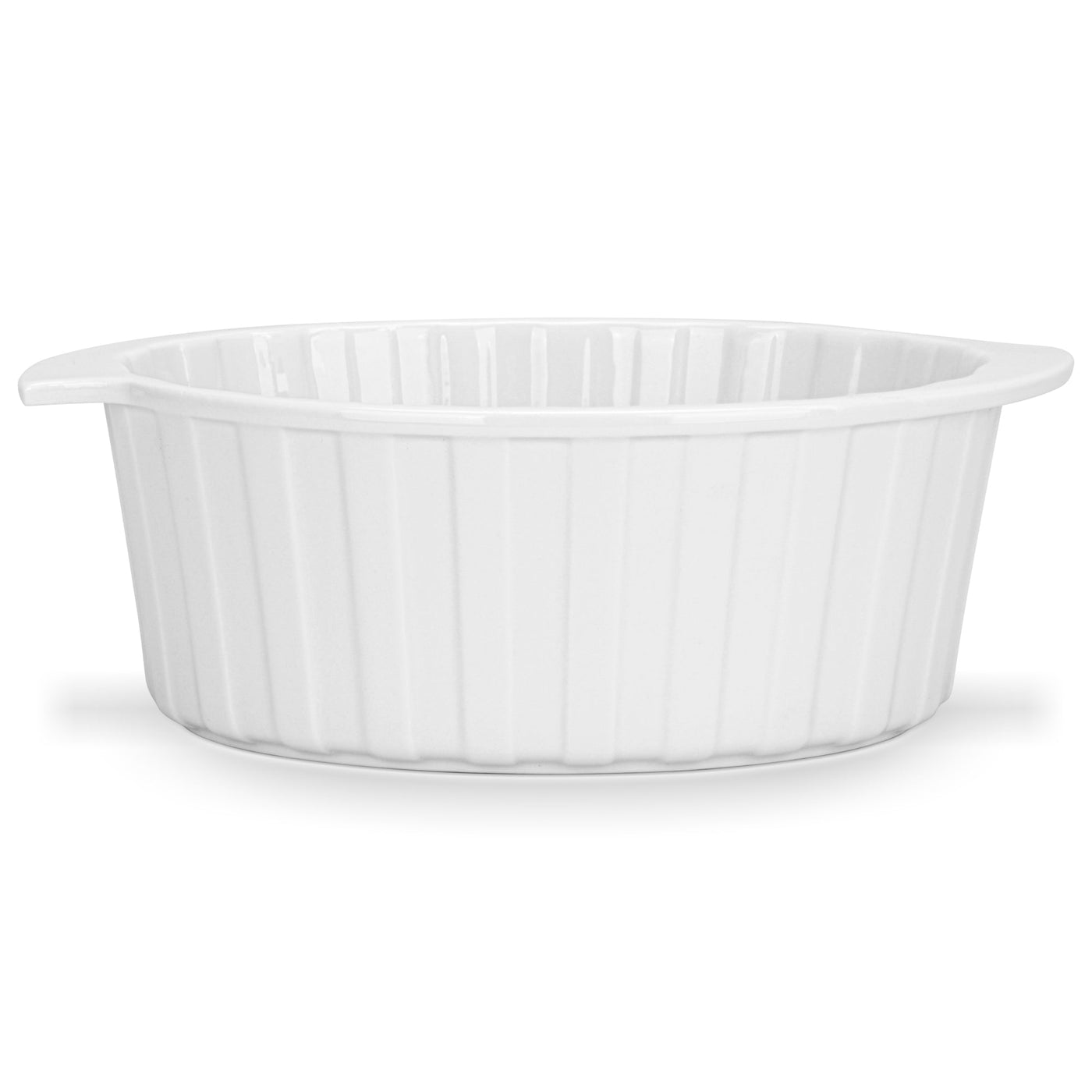 FISSMAN Oval Baking Dish 19x14x8cm 970ml Porcelain | Oven & Microwave Safe Baking Dish, without Lid