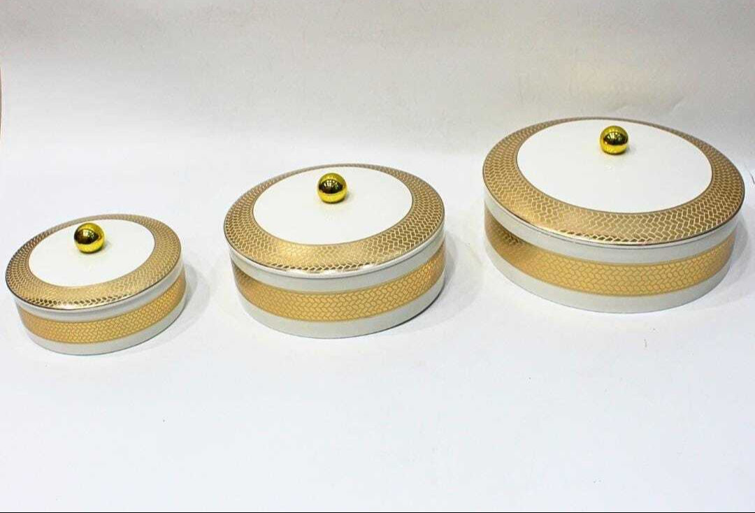 Premium Serveware with Lid - Elegant, Durable & High-Quality Food Storage Set Of 3, PLSM-5Kitchen StorageExpertly crafted to be elegant, durable, and of the highest quality, this Premium Serveware set includes three versatile pieces with lids designed for