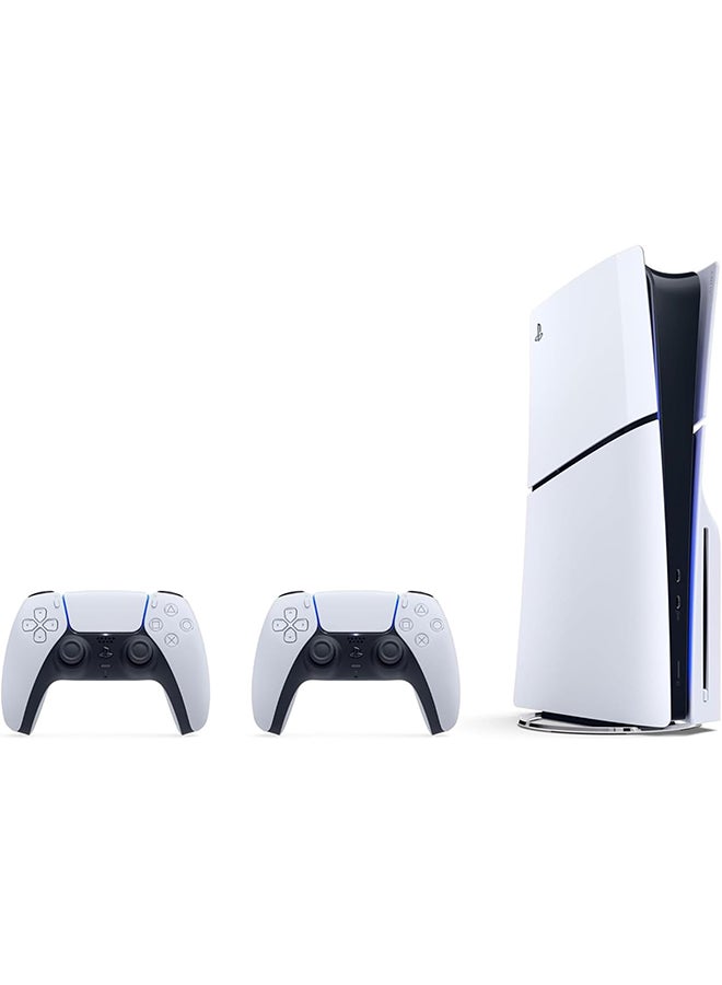 Sony PlayStation 5 Slim Disc DualSense Wireless Controller Double Pack (International Version)ConsolesPlay Has No Limits for new game possibilities with unleash PS5 that exceeds the limits of playThe included PlayStation 5 is a new PS5 model group - slim,