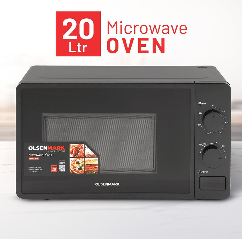 Olsenmark 20L microwave oven black