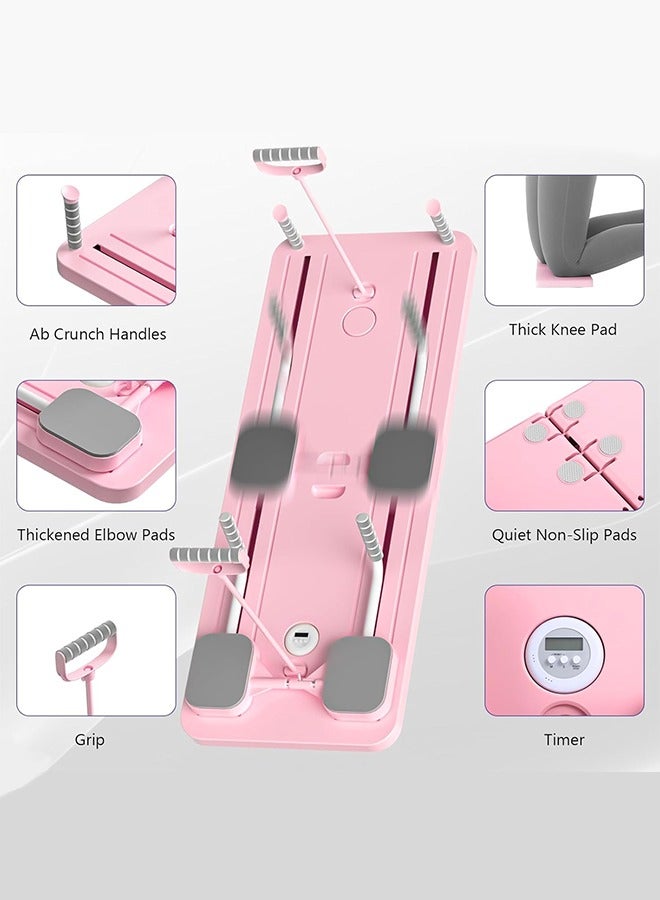 JoyousSto Abdominal Board Pink for Abs and Core Training