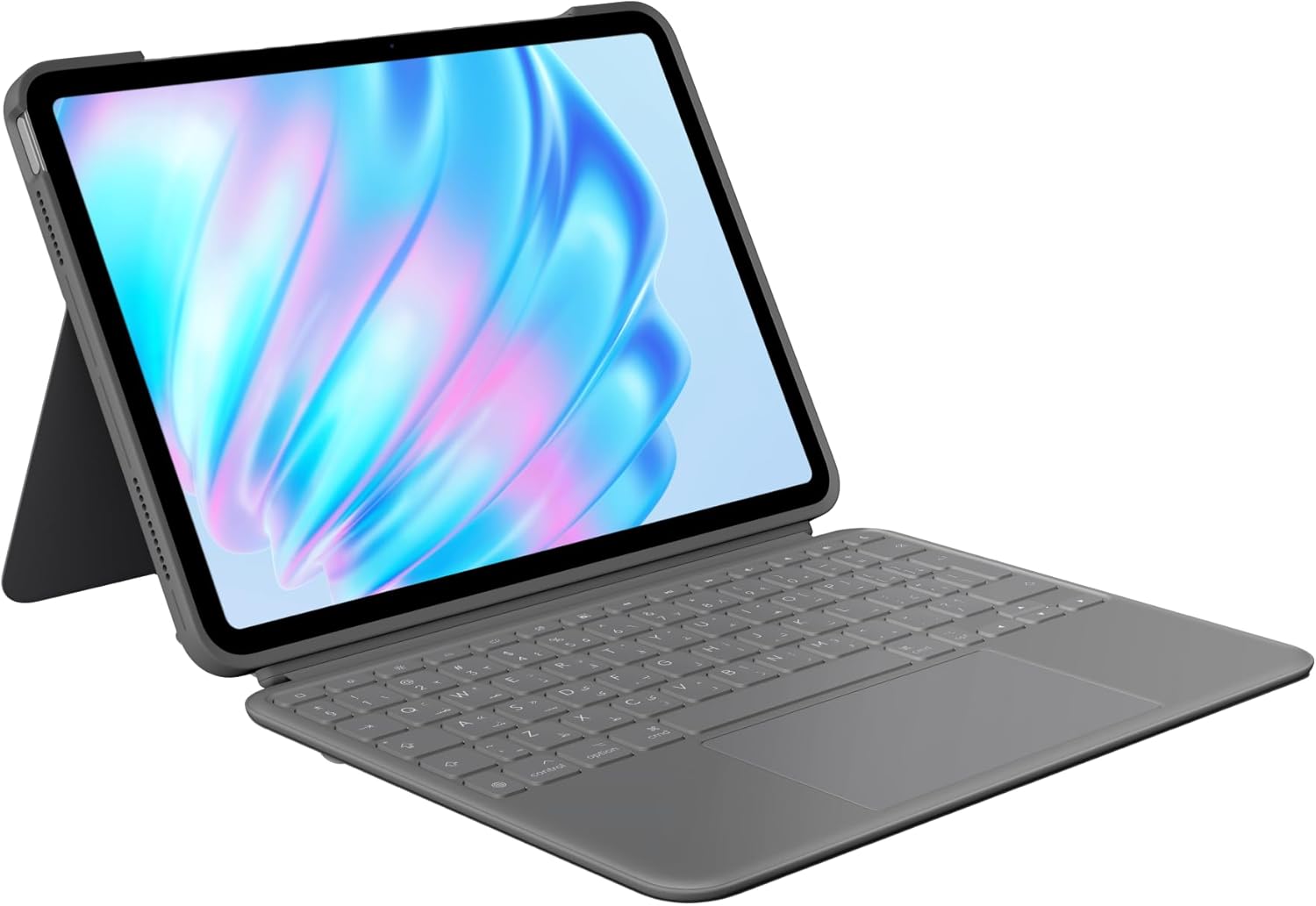 Logitech Combo Touch Keyboard Case for iPad Air 11-inch (M2) & iPad Air (5th Gen, 2022) – Detachable Backlit Keyboard, Kickstand, ARA Layout, Oxford GreyTablet AccessoriesCompatibility: iPad Air 11-inch (M2), iPad Air (5th gen - 2022) - A2902, A2903, A290