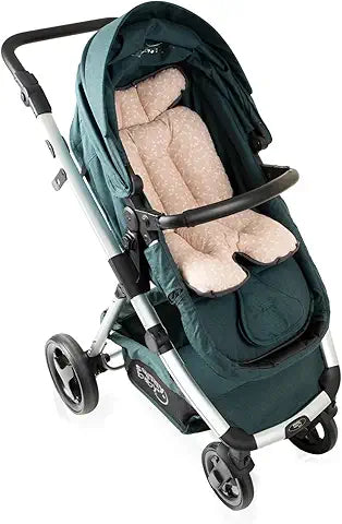 BABYJEM STROLLER AND HIGH CHAIR PAD SALMON FLOWER