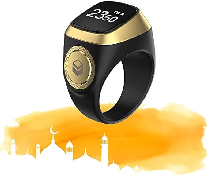 iQIBLA smart tasbih zikr ring OLED display
