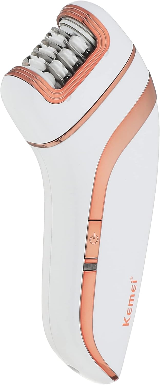Kemei 1207 Epilator with extra Shaving Head & ScrapingPersonal CareNumber of Speed Settings : 2 Brand : Kemei Power Source : Electric & Battery Model Number : 1207 Type : Epilators Operating Function : Dry Number of Heads : 3