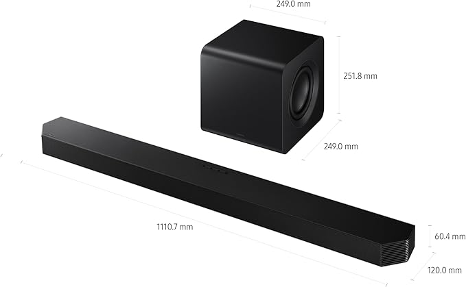 Samsung Q-Series Soundbar Q800F 5.1.2ch (2025 UAE Version) – Wireless Dolby Atmos, Subwoofer, Q-Symphony, SpaceFit Sound Pro, HW-Q800F/ZN
