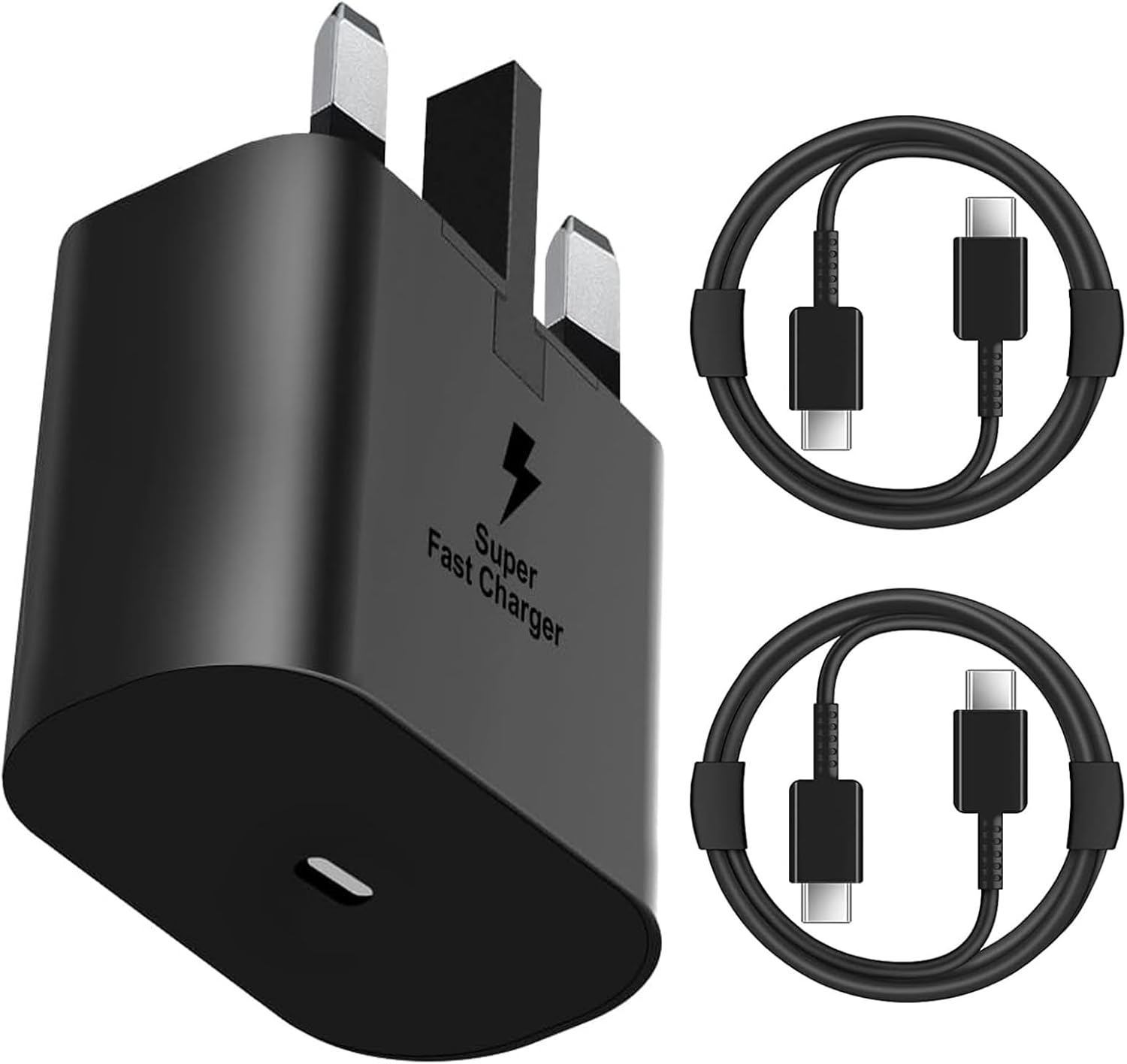Samsung USB-C Travel Adapter 25W Fast Charger with Charging Cable Type-C 1m- BlackMobile AccessoriesThe Samsung Travel Adapter (SUPER FAST CHARGING) 25W Adapter is a must-have accessory for anyone who needs to keep their devices charged while on the go. T