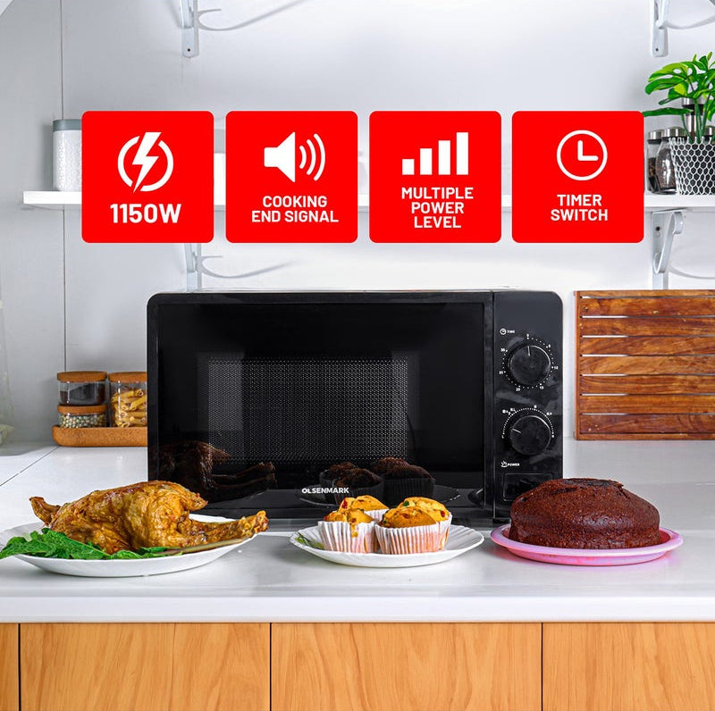 Olsenmark microwave with easy controls