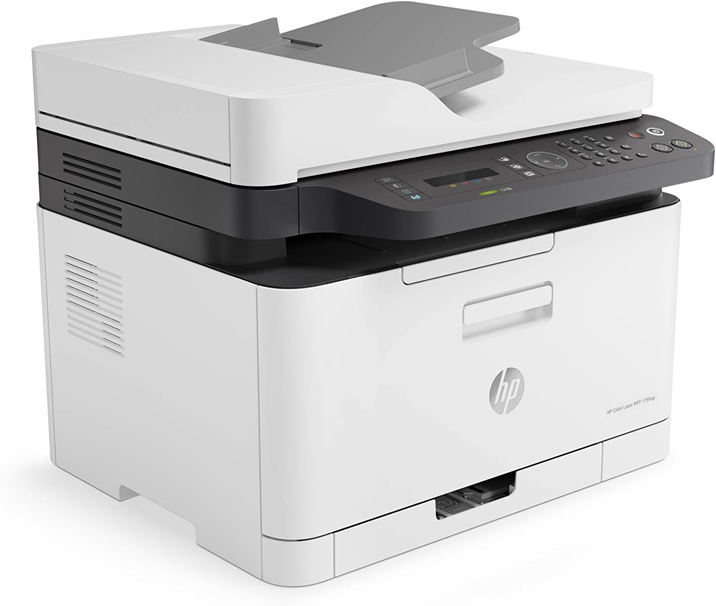 HP Laser 179fnw Wireless Multifunction Color Printer, Copier, Scanner; Duplex; Up to 18 ppm black and 4 ppm colourPrinters & AccessoriesMeet the HP Laser 179fnw Wireless Color Printer—the perfect multifunction solution for UAE homes and small offices that