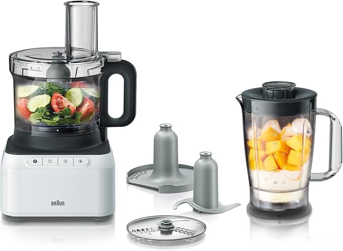 Braun FP 3131 food processor white 800W