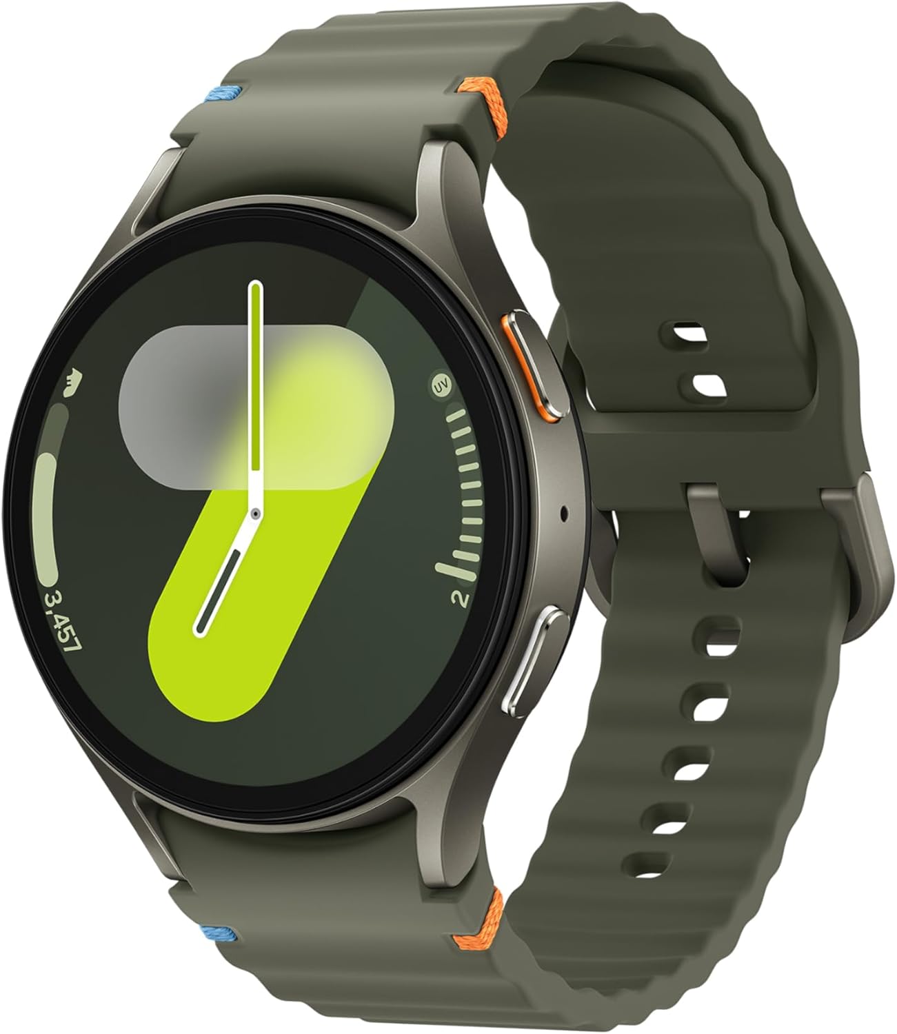 Samsung Galaxy Watch7 (Bluetooth, 40mm)WearablesGalaxy AI-powered health insights Personalized Sleep Coaching Advanced fitness tracking Welcome to the new era of AI-powered health Power through your day with the new 3nm processor. Find your way with Dual-