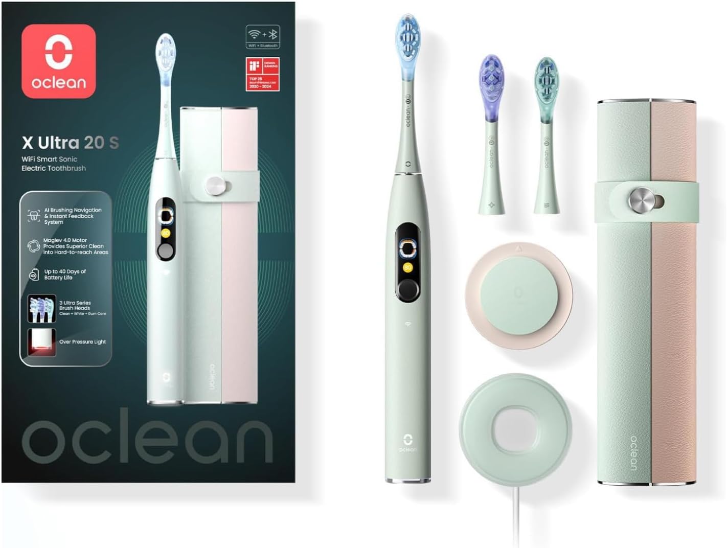 Oclean X Ultra 20 S Green Color