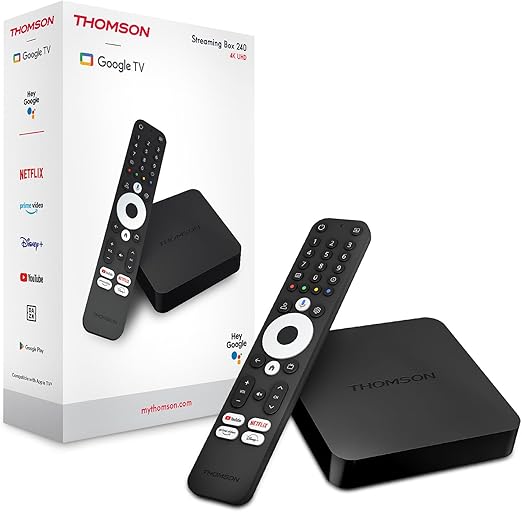 Thomson Streaming Box 240UK 4K UHD Google TV device