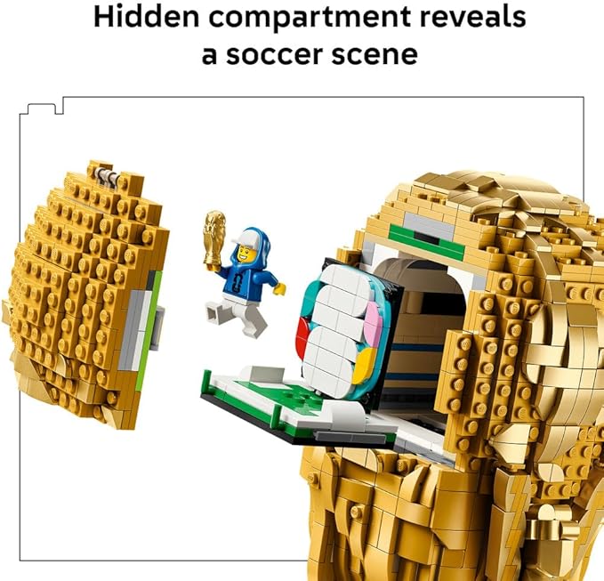 LEGO Editions FIFA World Cup Official Trophy 43020 – 2842 Pieces, 36cm, Exclusive Minifigure, 12+