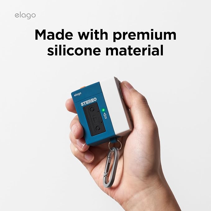 elago Cassette Player Hang Case for AirPods Pro 2 – Blue