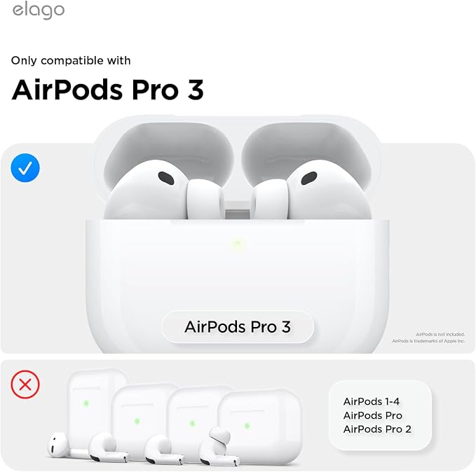 elago Cassette Player Hang Case for AirPods Pro 3 (2025) – Blue
