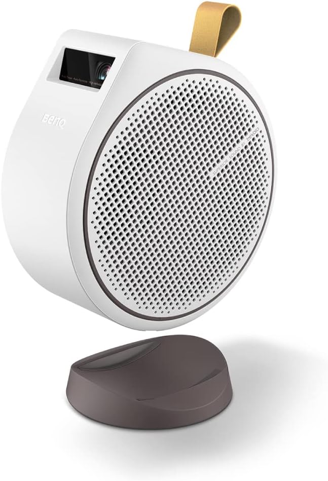 BenQ GV30 Wireless Mini Portable ProjectorAudio & VideoProject Your Spirit Freely 2.1 Channel Audio: Theatric Sound in DetailsSolid audio performance from its 2.1 channel Bluetooth speaker with extra bass elevates any movie-watching to five-star film even