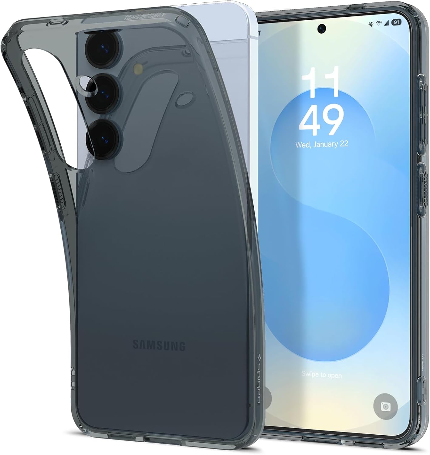 Spigen Liquid Crystal designed for Samsung Galaxy S25 PLUS case cover (2025) Space CrystalMobile AccessoriesAccentuate the Samsung Galaxy S25+ Plus with a Space Crystal Tinted transparent case Spigen Liquid Crystal case for Samsung Galaxy S25+ Plus mainta