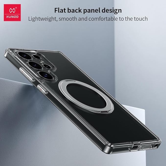 XUNDD Hard Case Compatible with Samsung S25 Ultra Beatle Magnetic Holder Full Protection Shock Absorption AntiScratch Non Yellowing Ring Holder and Stand Precise Cutouts (Black)Mobile Accessories240W USB-C to USB-C Charging Cable: Features a high-performa