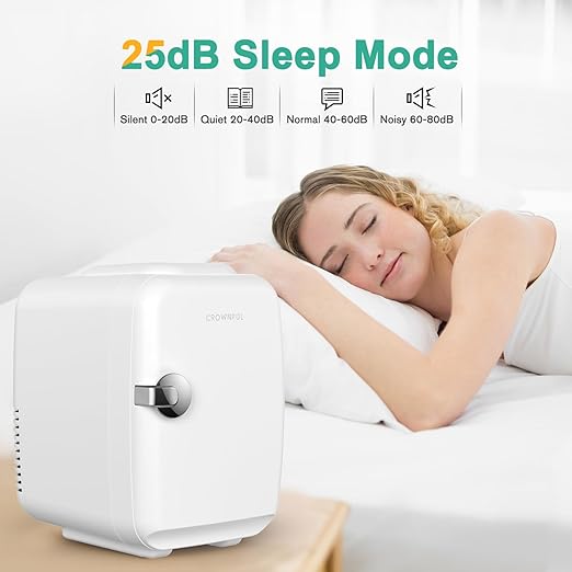 CROWNFUL Mini Fridge 4L