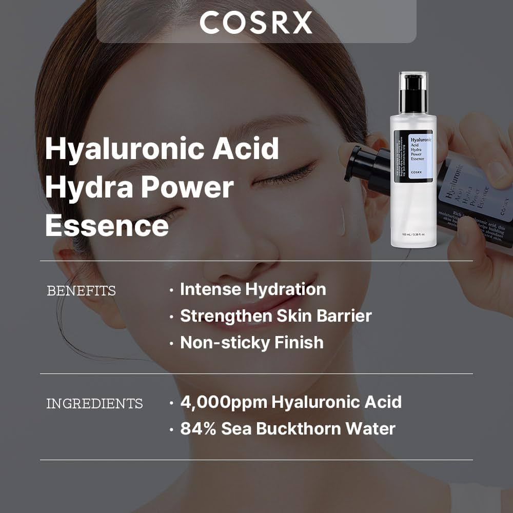 COSRX Hyaluronic Acid Hydra Power Essence - benefits 