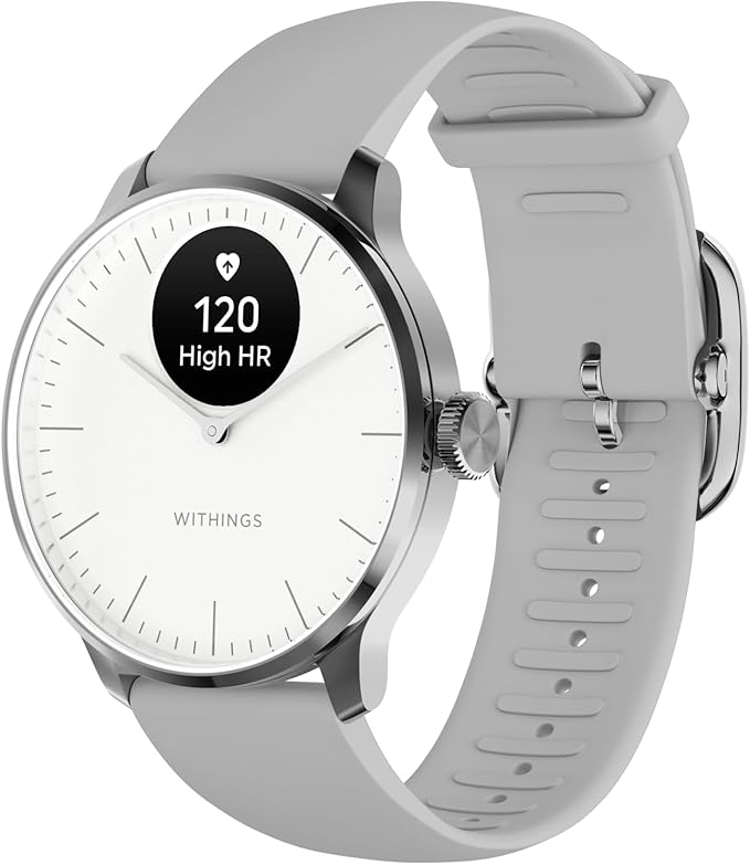 Withings ScanWatch Light - Hybrid Smart Watch - White