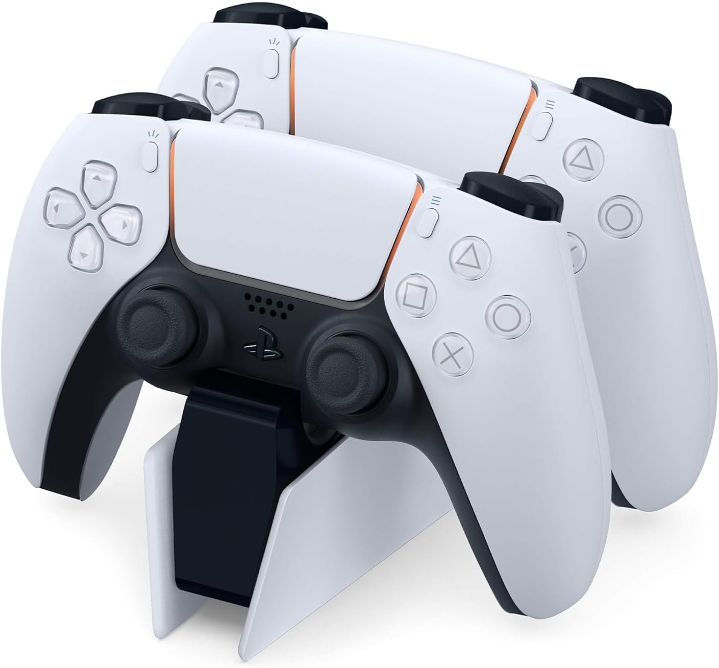 Sony PlayStation 5 DualSense Charging StationGaming AccessoriesCharge up to two DualSense or DualSense Edge wireless controllers at the same time without having to connect them to your PlayStation 5 console.Click. Charge. Play. Click-in design: Dock up to
