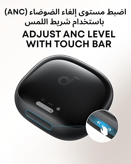 Soundcore Liberty 4 Pro by Anker – 7-Sensor ANC, Dual Driver, LDAC, 40H, Smart Case Display, IPX5